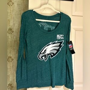 NWT Eagles/Barkley long sleeve ladies tee shirt